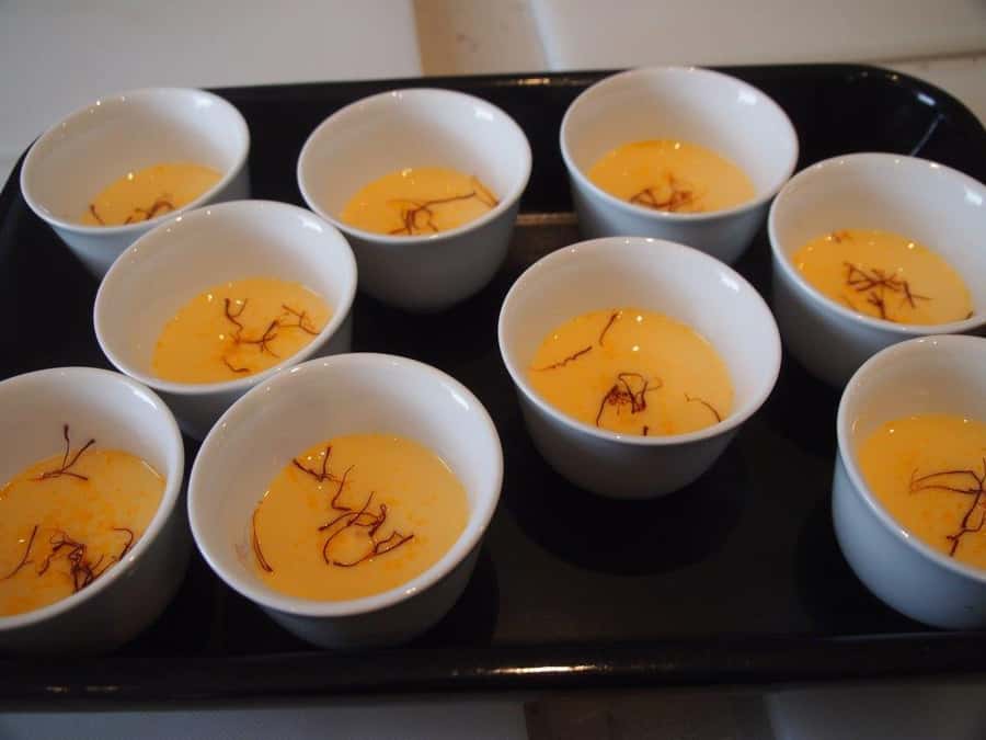 Edgy 8 Dish Private, Fusion Cooking Class, Menu Plan, Market - Sitting down to the meal you helped create