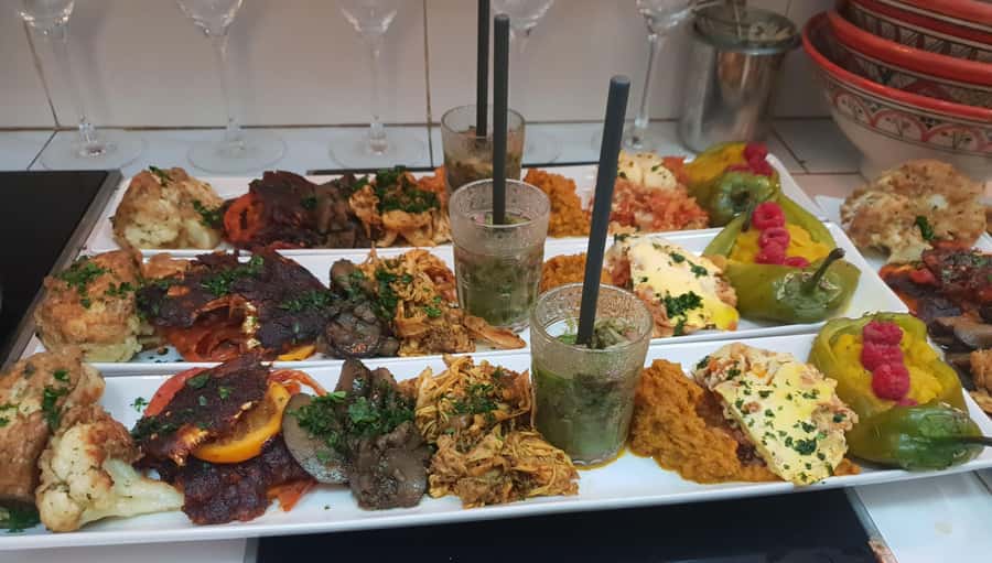 Edgy 8 Dish Private, Fusion Cooking Class, Menu Plan, Market - What the $112 price really covers