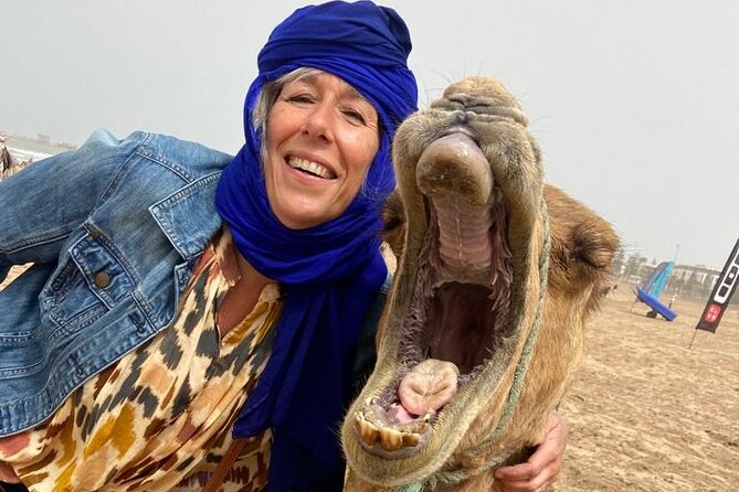 Essaouira: 2H camel/pick up and drop off including - The possible tea stop near the Jimmy Hendrix Café