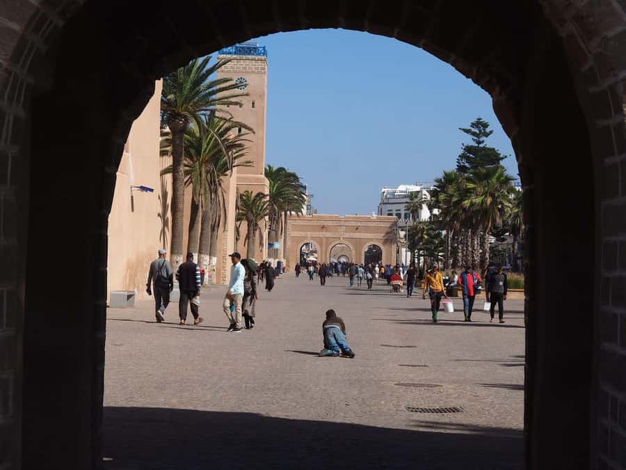 Essaouira Day Trip from Marrakech _ medina, old port - Arriving at the Essaouira medina