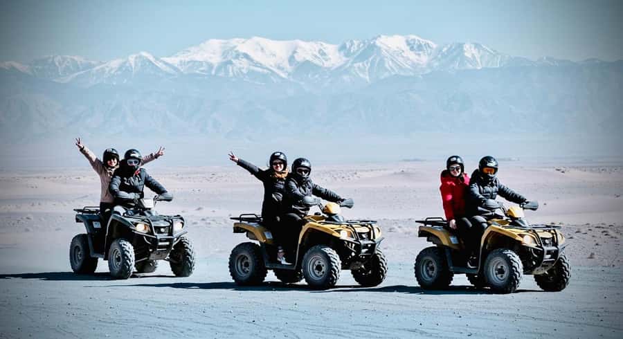 Evening Marrakech: Agafay Desert Quad , Camel & Dinner Shows - Dinner under the Agafay sky