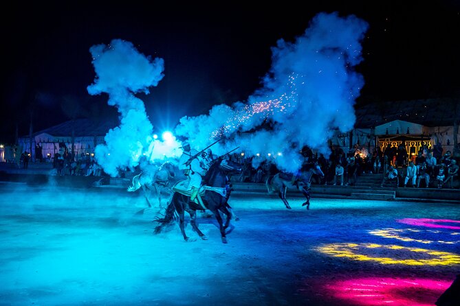 Fantasia Dinner Show Chems Ayour Agadir with Convenient Transfers - How this compares with a quiet Moroccan dinner