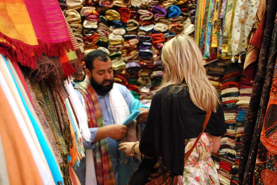 Fes: Bou Inania Madrasa, Museum, Tannery, Souk & Medina Tour - Walking the Medina’s main souks