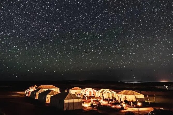 Fes to Fes Private Desert tour 1-night 2-Day Tour luxury camps - Sunset by camel, then dinner by the fire
