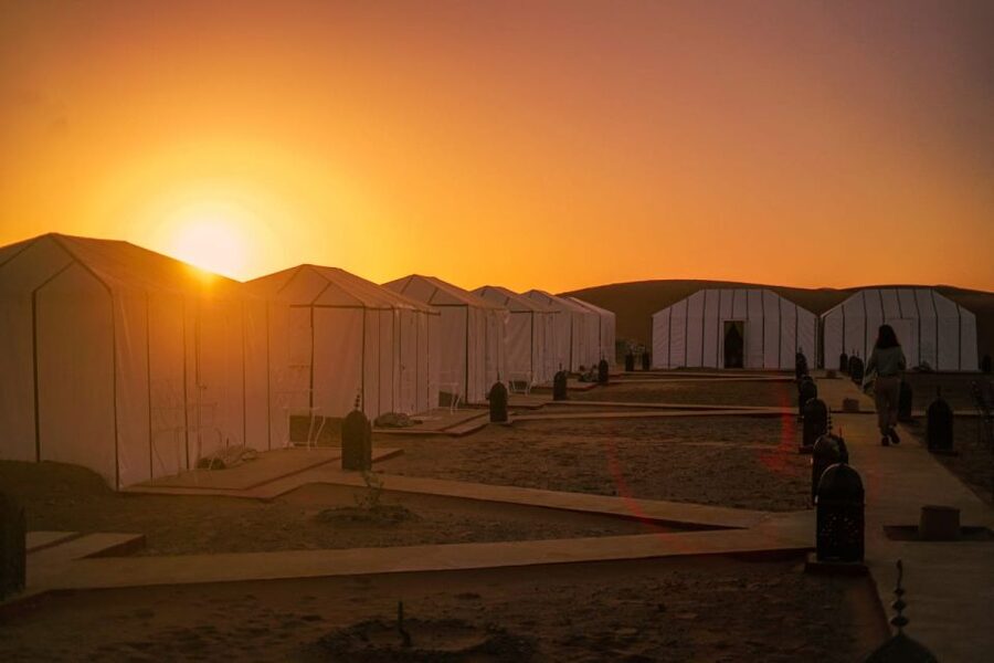 Fez: 2 Day-1 Night Luxury Sahara Desert Trip to Fez/Marakech - A private tent with real bathroom facilities