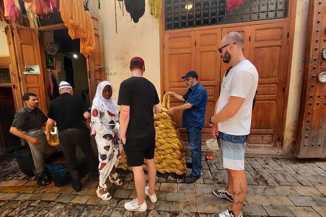 Fez: A FEScinating group tour - Tanneries de Fes and a closer look at fabric dyeing