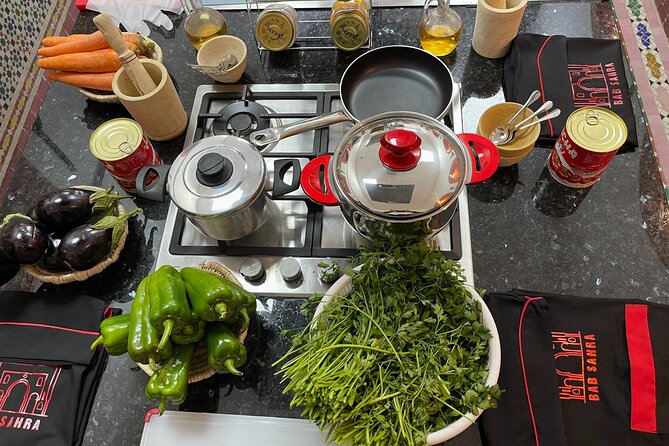 Fez Cooking Class at Palais bab sahra - The rooftop terrace and the final meal