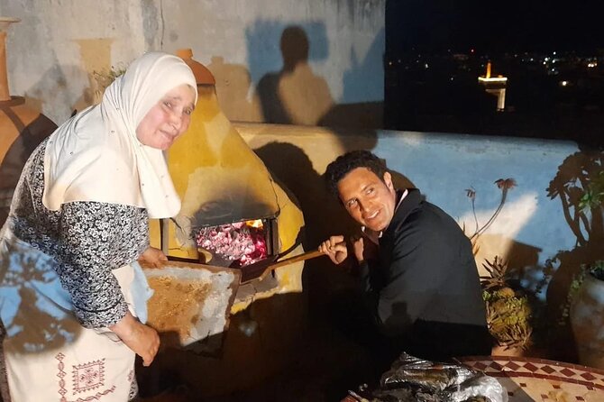 Fez view cooking with grandmother - Eating what you prepared