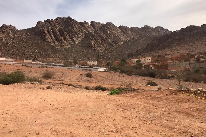 From Agadir 4×4 Jeep Sahara Desert Tour with Lunch with Simba - Lunch at Arbaa Rasmouka with mountain views
