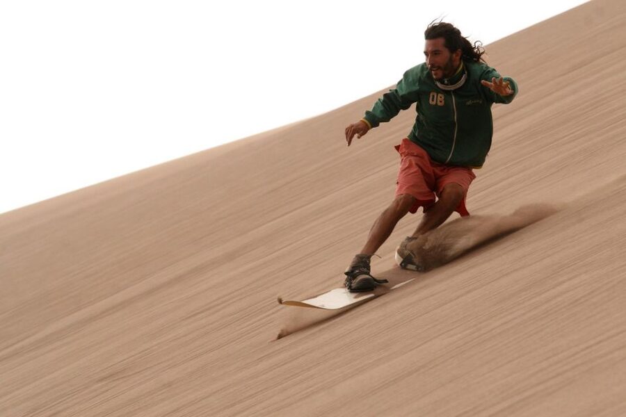 From Agadir or Taghazout: Desert Sand Boarding Tour w/ Lunch - A view stop before the dunes