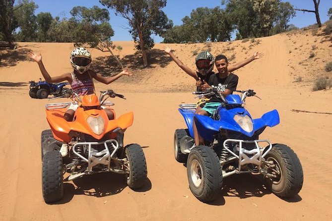 From Agadir: Quad Biking & Sand boarding halfday Experience - Riding through forest and sandy terrain