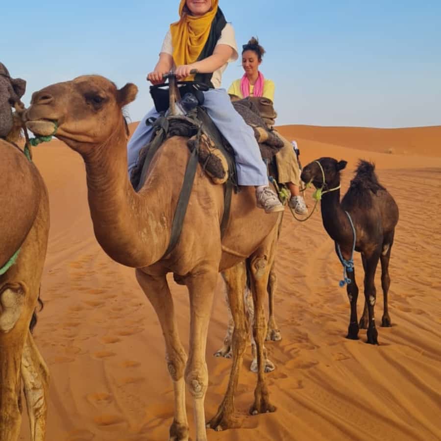 From Fes: 2 Day Round Trip Via Merzouga Desert & Camel Trek - Midelt lunch and the long road south
