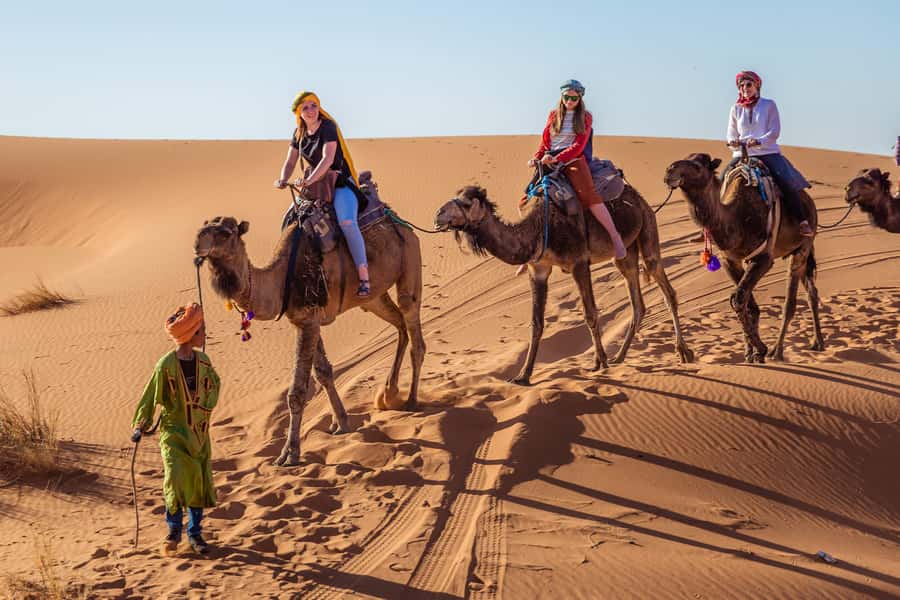 From Fez: 2-Days Desert Tour to Marrakech via Merzouga - The Merzouga camel ride and sunset camp