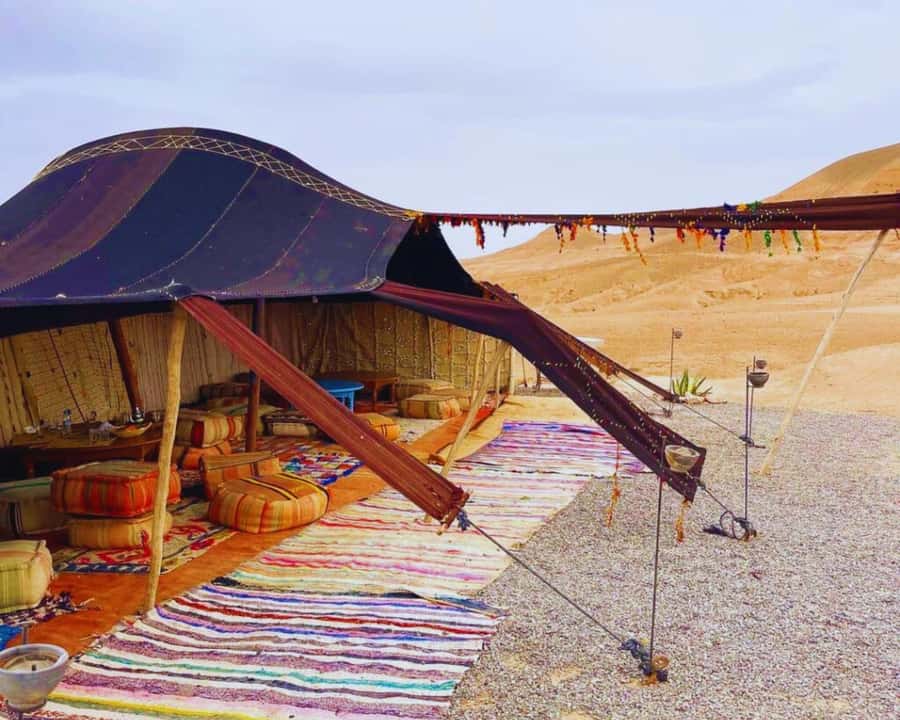 From Marrakech: 2-Day and 1-Night Stay in Agafay Desert - A camel ride with views toward sunset