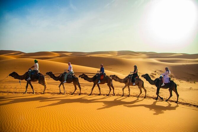 From Marrakech: 3-Day Desert Tour to Agadir - Camel riding at sunset, then a cold night in the dunes