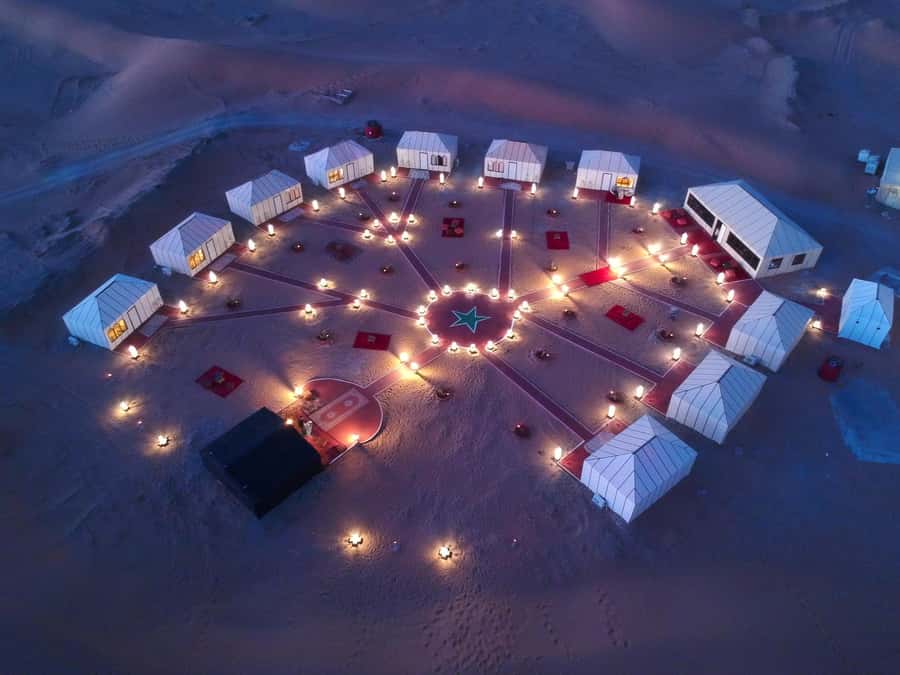 From Marrakech: 3-Day Marzouga Desert Tour with Camel Ride - Mint tea, dinner, and a night under the stars