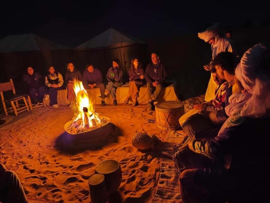 From Marrakech: 3-Day Sahara Desert Adventure to Fes - Erg Chebbi at sunset