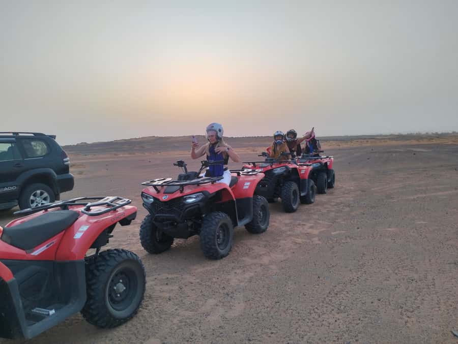 From Marrakech 3 Days Desert Merzouga with Camel & Quad bike - Sunrise and one hour on the quad