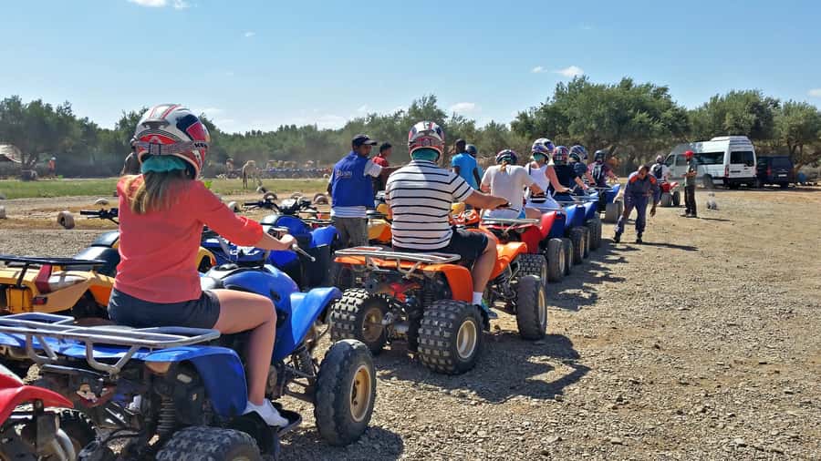 From Marrakech: Adventure Quad Ride in La Palmeraie - Getting ready for your quad bike