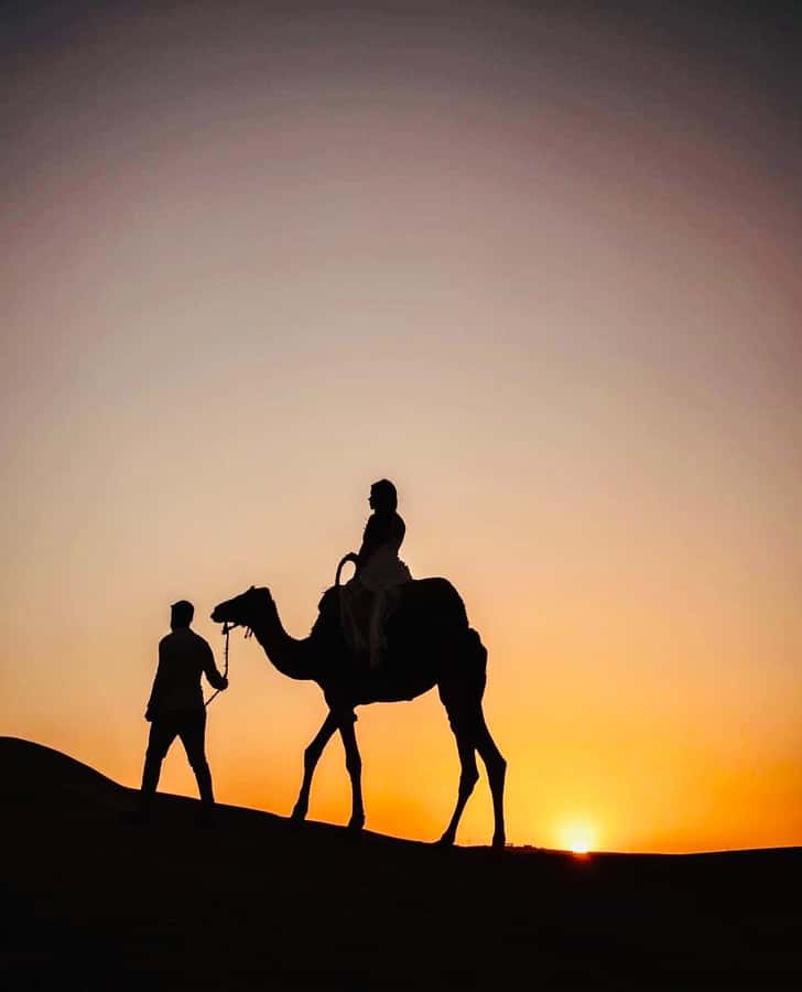 From Marrakech: Agafay Desert Dinner and Optional Camel Ride - The optional camel ride at sunset