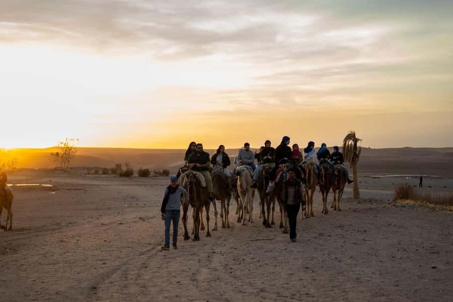 From Marrakech: Agafay Desert Quad Biking with Dinner & Show - Leaving Marrakech for the Agafay Desert