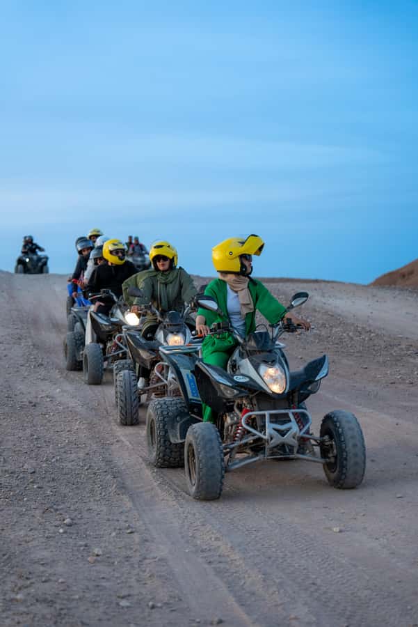 From Marrakech: Agafay Desert Quad Biking with Dinner & Show - Learning the quad before the desert ride