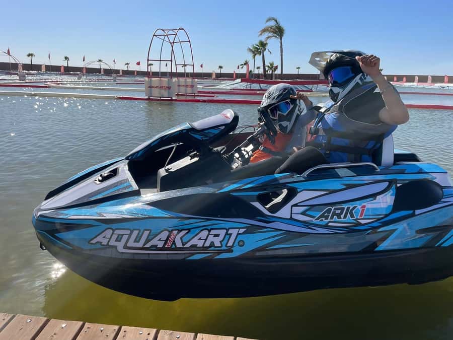 From Marrakech: Aqua Karting & Quad Bike Half-Day Trip - From Marrakech to the Palmeraie trails