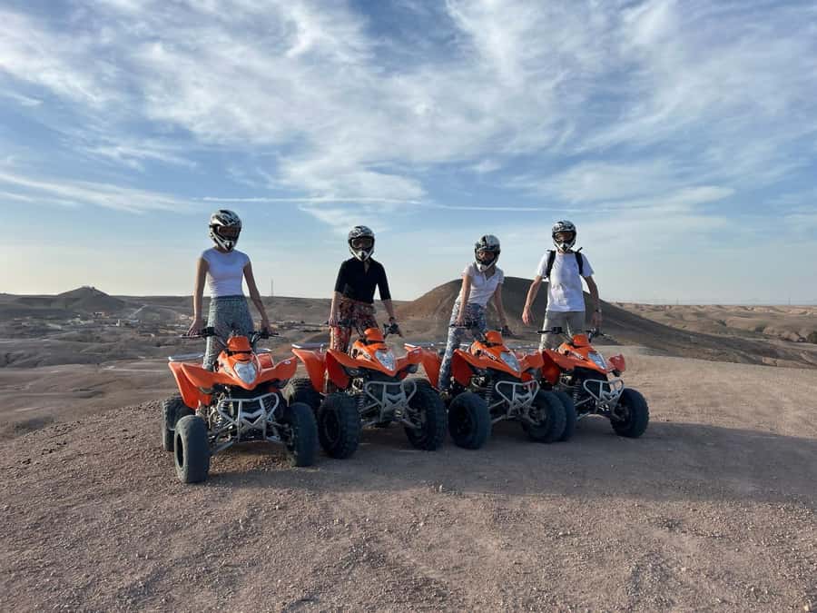 From Marrakech: ATV Quad Bike Tour in Agafay Desert - Riding through Agafay’s rocky desert