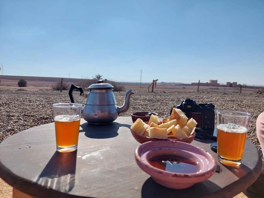 From Marrakech: ATV Quad Bike Tour in Agafay Desert - Mint tea in a Berber village setting