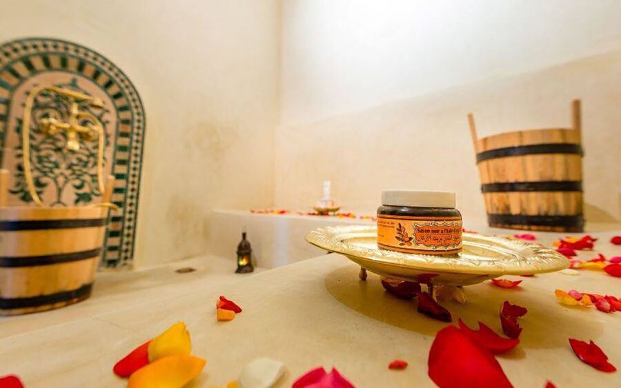 From Marrakech: Camel Ride, Quad Bike & Spa Full-Day Trip - The quad-bike route through palms and dusty tracks