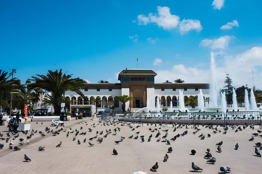 From Marrakech: Casablanca Day Trip Experience" - Old Medina lanes and market stalls