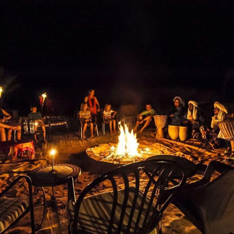 From Marrakech: Dinner in Agafay Desert with Sunset - Driving through Berber communities and open desert