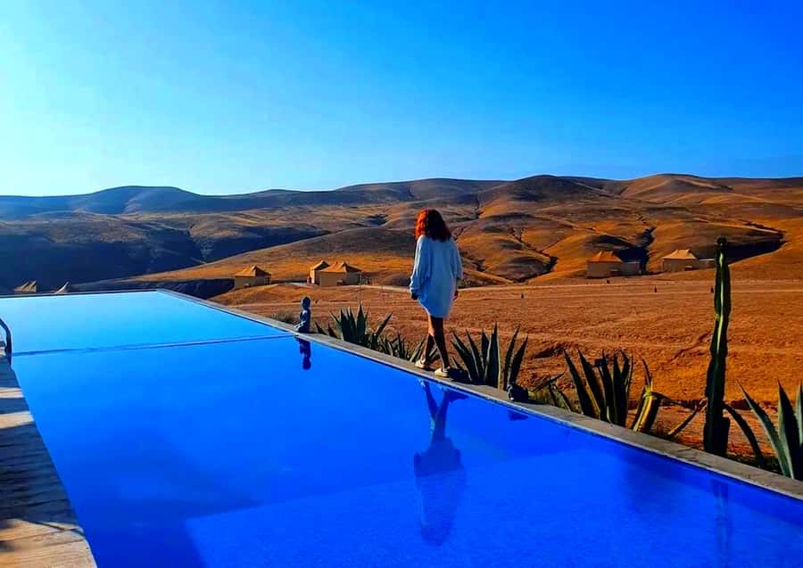 From Marrakech: Dinner show in Agafay Desert & Sunset Quad - The 45-minute ride from Marrakech