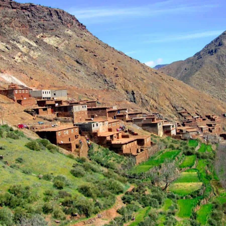 From Marrakech: High Atlas Mountains and 4 Valleys Day Trip - Asni Valley and the road over Kik Plateau