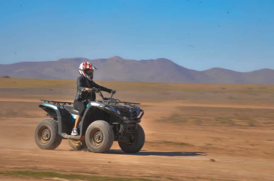 From: Marrakech: Lalla Takerkoust Lake Quad Bike Experience - Small Berber Villages Along the Route