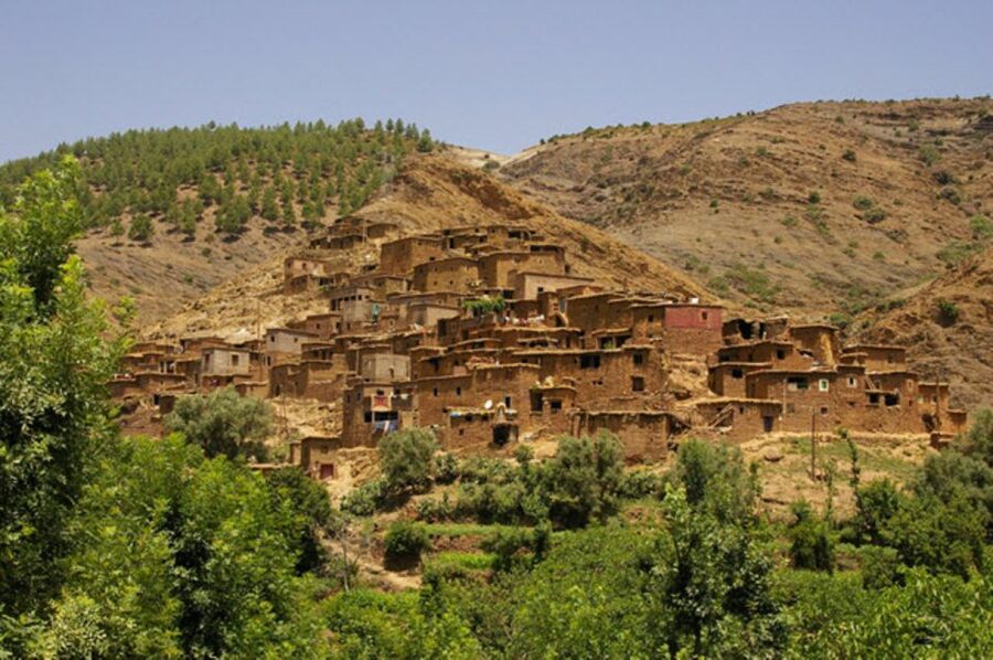 From Marrakech: Ourika Valley Tour with Lunch & Camel Ride - A camel ride with Atlas Mountain views