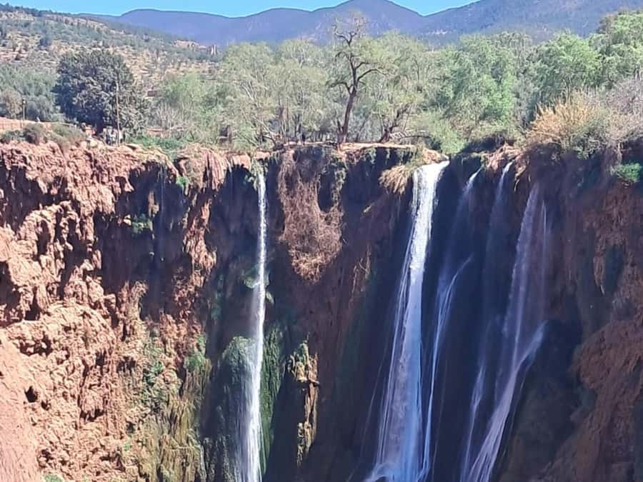 From Marrakech:Ouzoud Waterfalls Day Trip with Boat Tour - The boat ride beneath the falling water