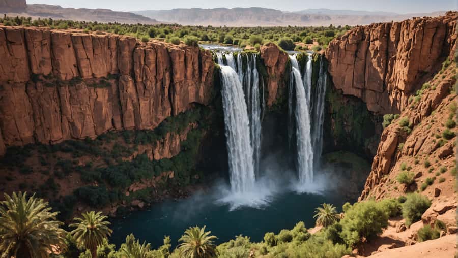From Marrakech: Ouzoud Waterfalls Full-Day Guided Tour - The boat ride below the falls
