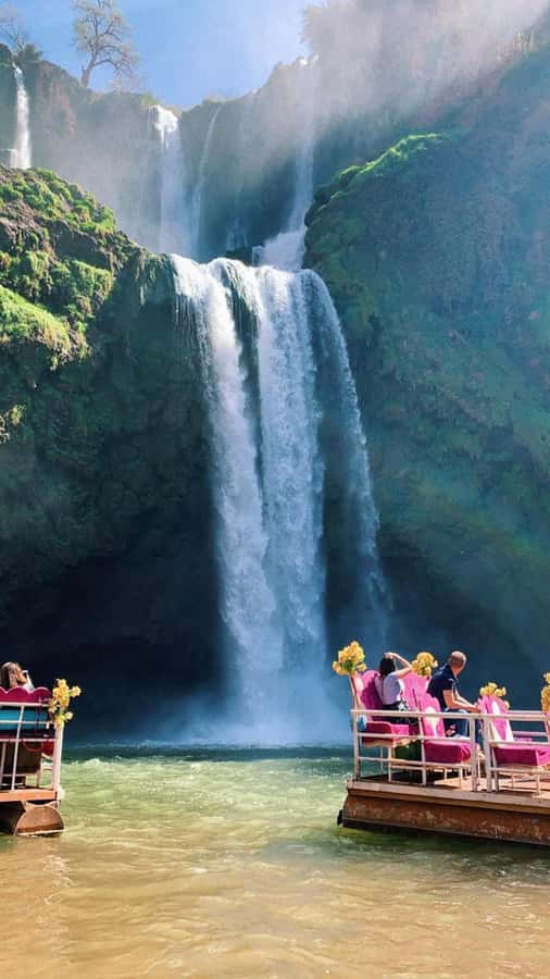 From Marrakech: Ouzoud Waterfalls Guided Hike and Boat Trip - Arriving above the 110-meter cascades