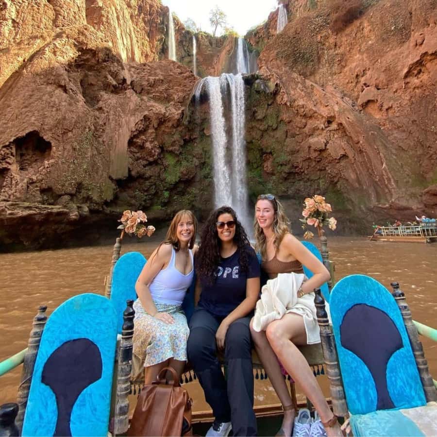 From Marrakech: Ouzoud Waterfalls Guided hike & boat Ride - Arriving above the 110-meter cascades