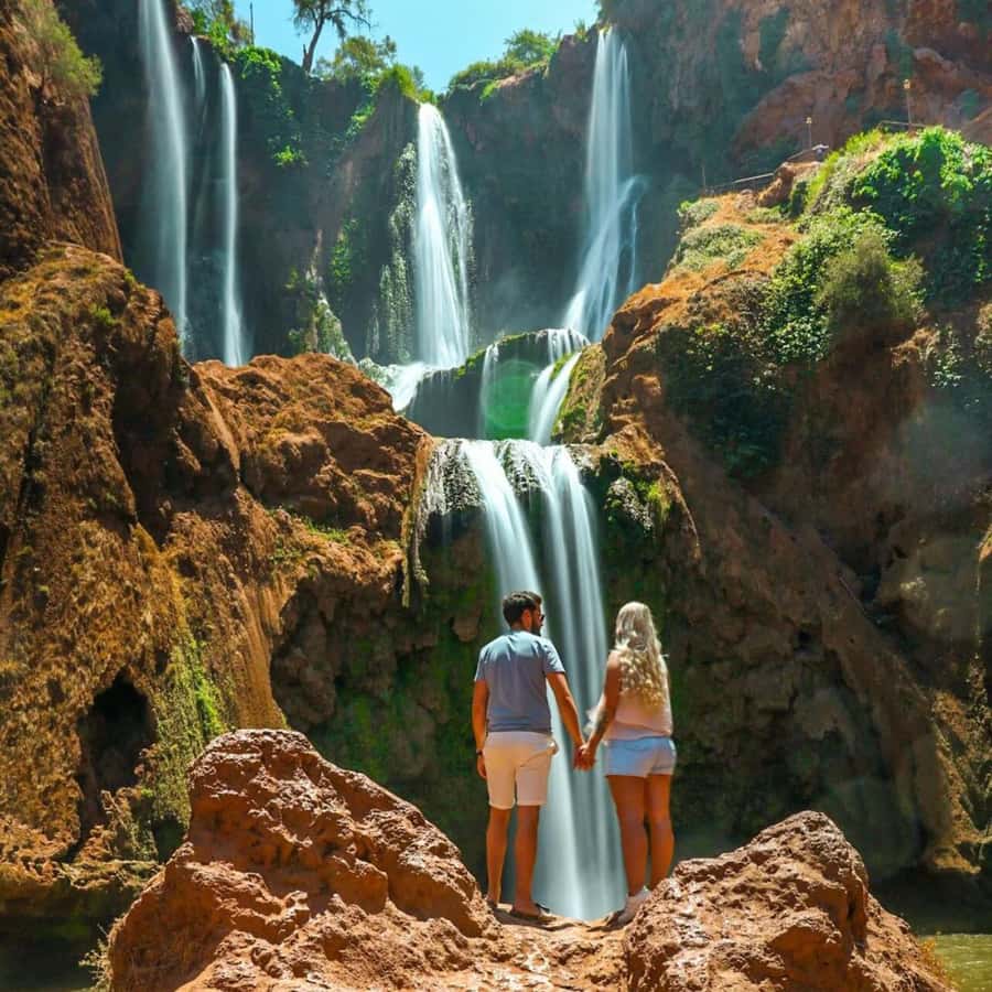 From Marrakech: Ouzoud Waterfalls Guided hike & boat Ride - The road north from Marrakech