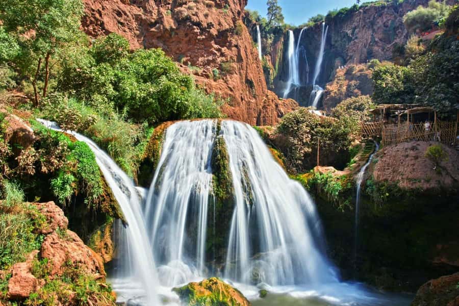 From Marrakech: Ouzoud Waterfalls Guided Tour and Boat Trip - Lunch beside the gorge