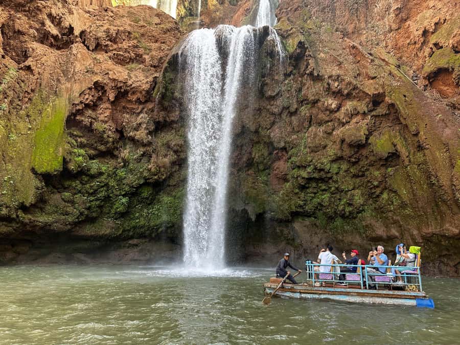 From Marrakech: Ouzoud Waterfalls Guided Trip with Boat Ride - Monkeys, photos, and the human side of the visit