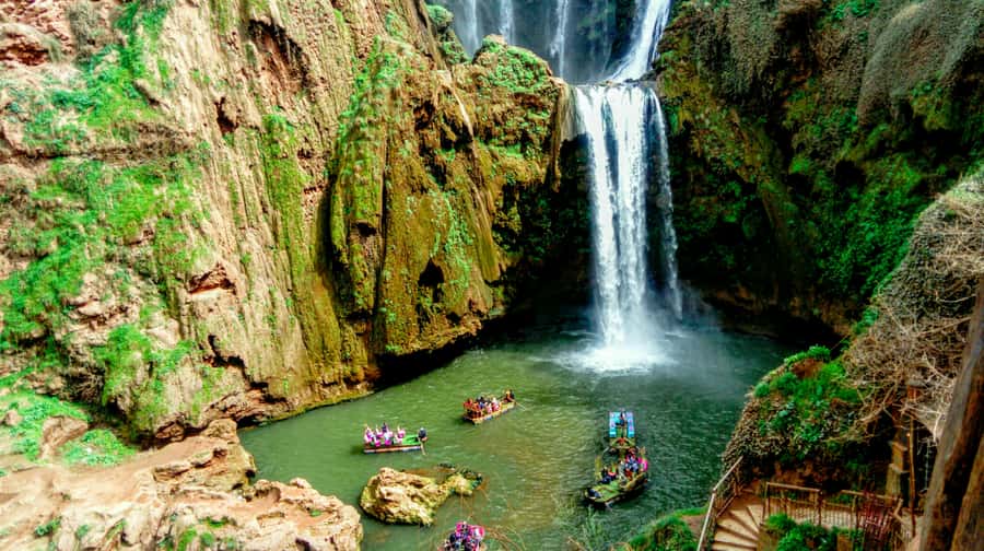 From Marrakech: Ouzoud Waterfalls Local Guided and Boat Ride - Arriving at Ouzoud Waterfalls