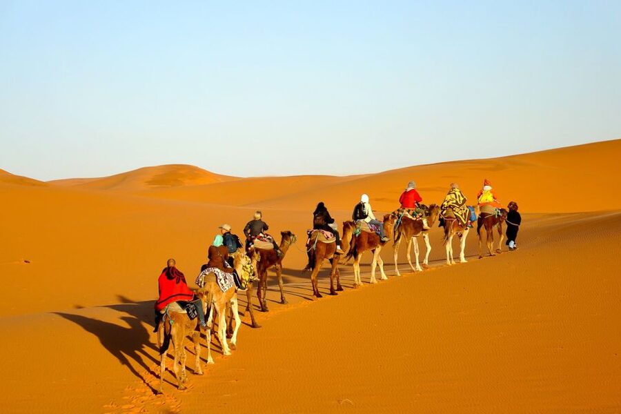 From Marrakech: Private 3-Day Desert Trip to Merzouga - Sunset by camel in the Erg Chebbi dunes