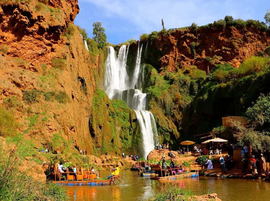 From Marrakech: Private Ouzoud Falls & Boat Ride Day Trip - The boat ride gives you a close view of the water