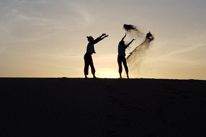From Marrakech: Private Tour to Oasis and Trekking in the Desert of Erg Chigaga - Day three: sunrise, dromedaries, and lunch beneath tamarind trees
