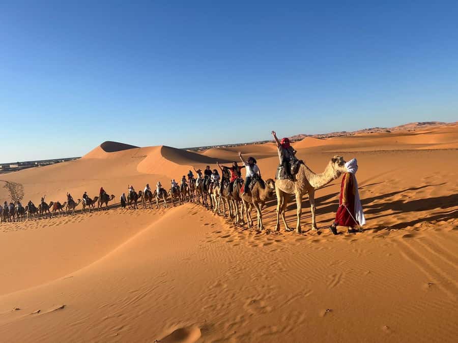 From Marrakech: Tour 3-Day To Fez Via-Desert Merzouga - Todgha Gorges and the approach to Merzouga