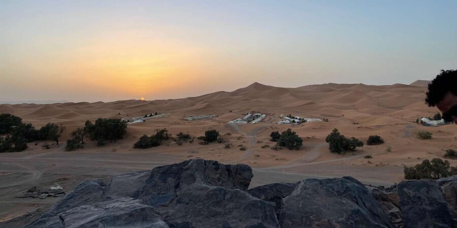From Marrakech: Tour 3-Day To Fez Via-Desert Merzouga - Sunrise, breakfast, and a very long road to Fez