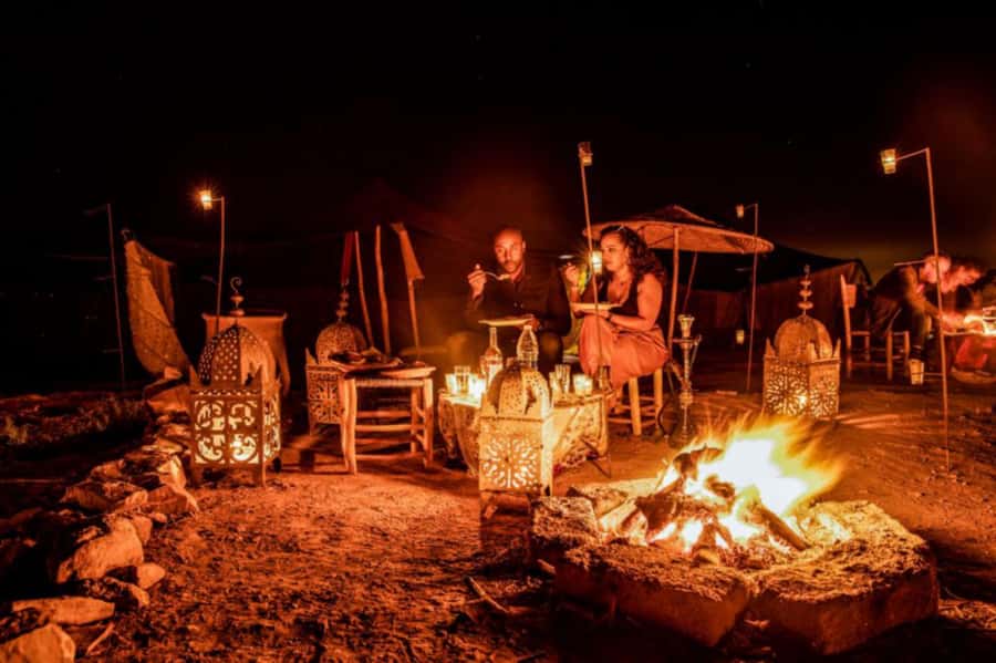 From Marrakesh Agafay Desert Dinner & Sunset, and Camel Ride - The argan oil cooperative and Moroccan tea